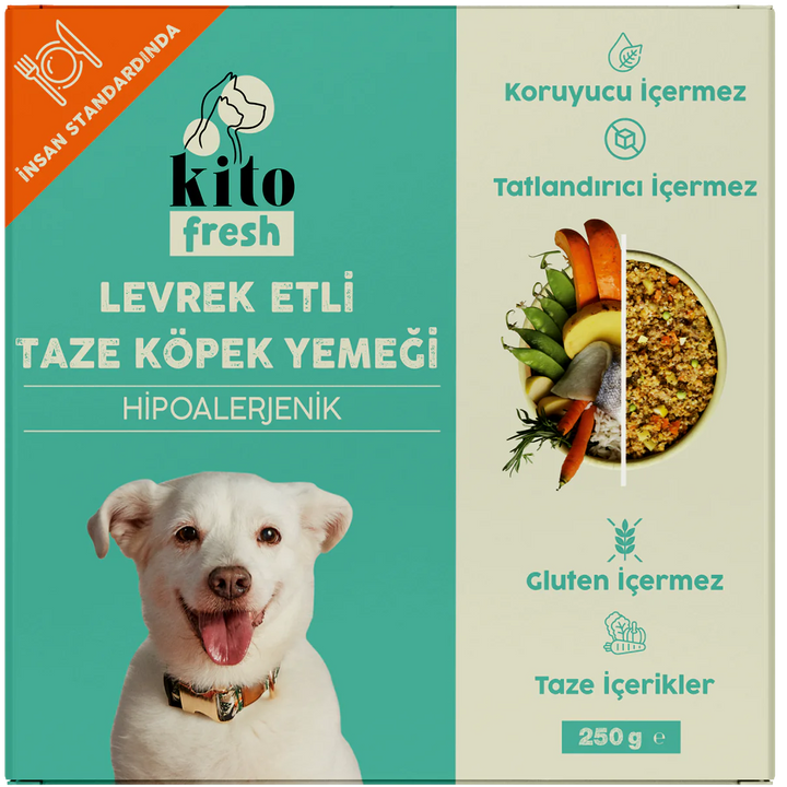 Kito Fresh Levrek Etli Köpek Yemeği 250 Gr