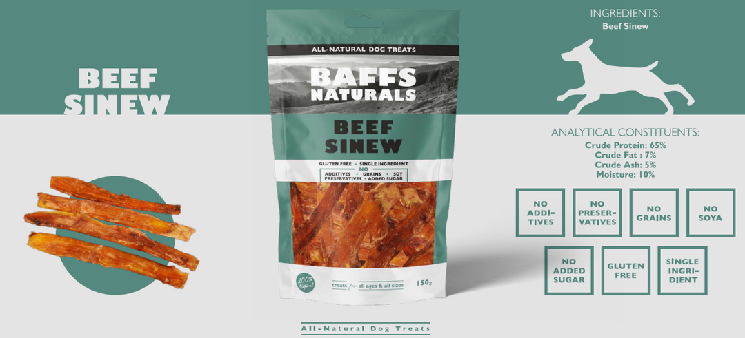 Baffs Naturals - Beef Sinew - Dana Sinir